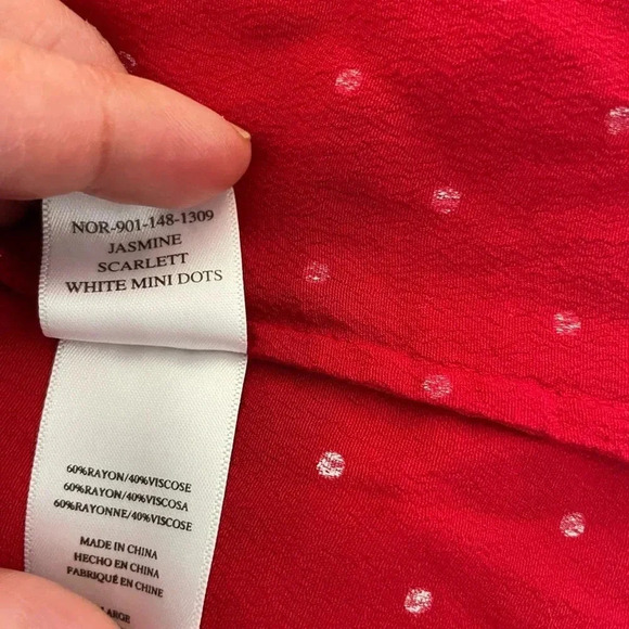 Rails Jasmine polka dot red scarlet mini dress - Picture 8 of 10